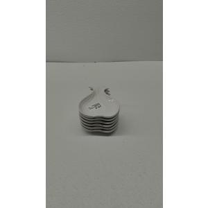 Pack Of 6  Small Onion Shaped Plates