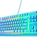 SteelSeries Apex 3 TKL Aqua RGB Gaming Keyboard  Tenkeyless Compact Form Factor  8-Zone RGB Illumination  Water and Dust Resistant  Whisper-Quiet Gaming Switch