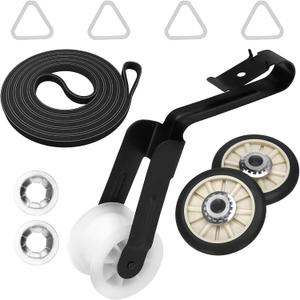 4392065 Dryer Repair Kit with 341241 Dryer Belt, 349241t, 691366 - Dryer Parts for Whirlpool Kenmore Maytag Amana, Fit for Model wed4815ew1 ned4655ew1, Replaces AP3131942 AP6010582 WP691366 AP3098345