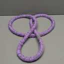 3 lbs Soft Weighted Hoop for Adults -Fold Gentle Fat Burning and Waist Toning, Pinch-Proof Design,Soft Material Won't Irritate Skin Perfect for Home/Travel/Postpartum Recovery (purple)