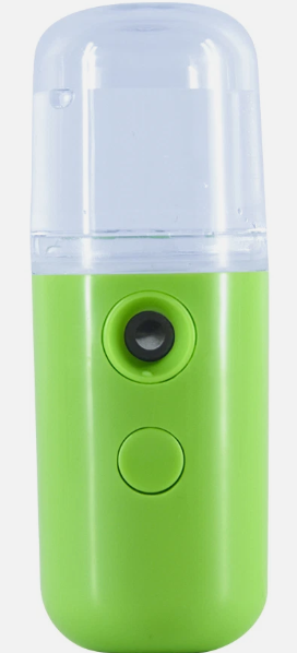 Portable Nano Mist Sprayer Pore Facial Steamer Face Hydration Steamer 25Ml, Pack of 5, Green