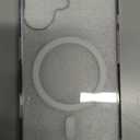 BAISRKE Cute Sparkling Glitter Case for iPhone 17 Pro Max[6.9"] Slim Magnetic Phone Case [Compatible with Mag-Safe ] Hard Back & Soft TPU Bumper Shockproof Protective Cover for Women[Purple Glitter]