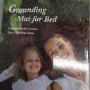 Grounding Bed Mat, Grounding Pad for Sleeping, Non-Slip Faux Fur Mattress Topper with Grounding Cable, 27 x 60 Inches, Queen Size