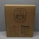 HOSPAN Collapsible Foot Spa with Heat, Bubble, Red Light, and Temperature Control, Foot Bath Massager with 8 Shiatsu Massage Rollers, Pedicure Foot Spa for Relaxation - FS01A (Sky Blue)