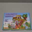 150PCS Magnetic Blocks- Magnetic Building Blocks, Magnet Cubes for Kids Toys, Sensory STEM Building Toys for 3-5 4-6 5-7 6-8 Year Old Boys Girls Christmas Birthday Gifts Travel Outdoor Kids Games