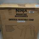 Ninja Outdoor Side Table and Grill Stand, Adjustable Height, Weather Resistant, Compatible with Ninja Woodfire Collection OG700, OG800, OG900, & OO100 Series, XSKUNSTANDTBL