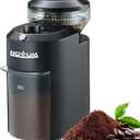 12 Cups - Professional Coffee Bean Grinder (Plastic, Black)