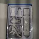 Dog Clippers Grooming Kit Hair Clipper-Low Noise Paw Trimmer- Rechargeable - Cordless Quiet Nail Grinder Shaver for Cats and Other Pets (Silver)