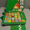 Freudeere Crocodile Busy Board Montessori Busy Board,Sensory Toys for Kids,9 Activities Sensory Wall,Preschool Learning Panel Center for Kids,Foldable and Portable