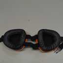 New Dog Ear Muffs for Noise Protection - 30dB NRR Dog Headphones, Noise Cancelling Hearing Protection Against Thunder/Fireworks/Vacuums, Upgraded Design with Bell Accent (Orange, Medium)