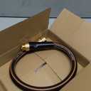 Giraffe Tools Garden Hose 2ft x 5/8", 24INCH Short Water Hose Heavy Duty, Lightweight, Flexible Hybrid Hose with Swivel Handle, Male to Female Fittings