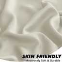 KGORGE Short Curtains for Small Window, Privacy Thermal Insulated Bathroom Curtains Noise Reducing Drapes for Kitchen Cafe Living Room, Back Tab Rod Pocket, W34 x L45 inches, Beige, 2 Panels