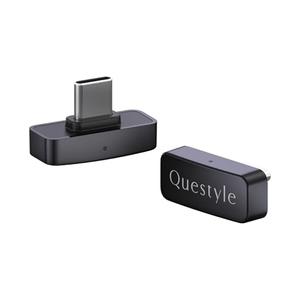 Questyle QCC Dongle Pro [MFi Certified] USB-C Bluetooth Audio Adapter with LDAC,aptX Lossless&aptX-Adaptive,Low Latency Bluetooth 5.4 Dongle for PS5,Wireless Lossless Transmitter for PC/Headphones