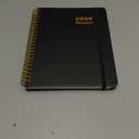 2026 Planner - Weekly and Monthly Calendar Planner from Jan 2026 - Dec 2026, Planner 2026 Spiral Bound with 12 Monthly Tabs, Inner Pocket, Perfect for School Office Supplies, 6.4" x 8.5", Black