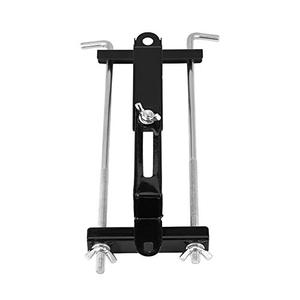 Qiilu Universal Adjustable Crossbar,Battery Hold Down Bracket J-Bolt Holder for Car SUVs RVs