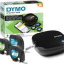 DYMO LetraTag 200B Bluetooth Compact Label Maker, Value Pack, Wireless Connection to iOS and Android, Includes 3 Assorted Label Tapes