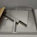 Large Stainless Steel Microwave Shelf, 18"x24" Heavy Duty Shelf, 18x24x11 inches