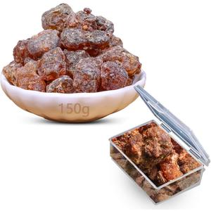 Premium Myrrh Resin, 100% Natural Somalian Incense Resin for Meditation, Relaxation, Spiritual Rituals, Home Fragrance, 40g/150g(150)