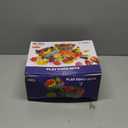 100 PCS Cutting Play Food Toy for Kids Kitchen, Pretend Food Toys for Toddlers, Play Kitchen Toys Accessories with 2 Baskets, Fake Food/Fruit/Vegetable, Birthday Gifts for 3 4 5 Years Old Boys Girls (Blue)