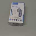 BEAUTURAL Fabric Shaver and Lint Remover, Sweater Defuzzer with 2-Speeds, 2 Replaceable Stainless Steel Blades, Battery Operated, Remove Clothes Fuzz, Lint Balls, Pills, Bobbles Gray