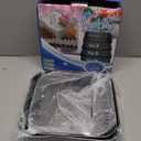 3PCS Square Springform Pan with Removable Bottom 8 inch/9 inch/10 inch Springform Cake Pan Non-stick Square Bakeware for Cake, Cheesecakes, Pizza, and Quiches