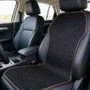 Summer 3D Air Big Mesh Car Seat Cushion Pad,Universal Fit Cooling Breathable and Vent Mesh Car Seat Cushions Cover for Truck SUV Pikup Sedan Accessories 1PC (Black)