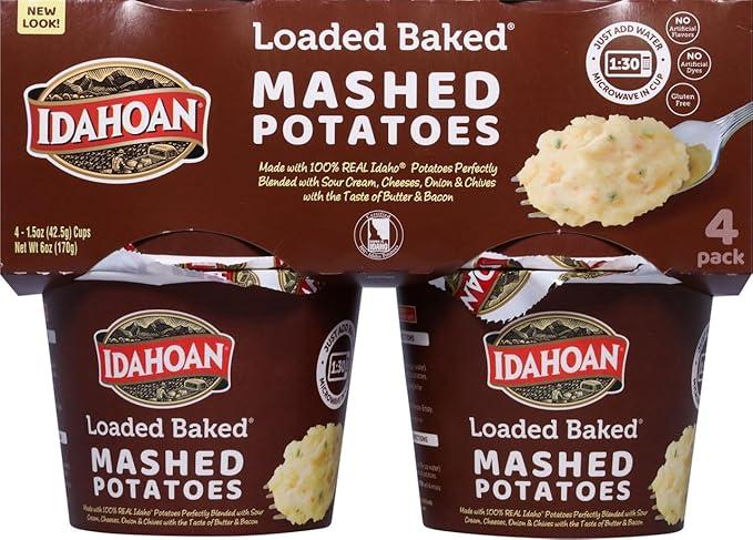 IDAHOAN Loaded Baked Mashed Potatoes (6 Pack of 4, BBD: 18Apr2026)