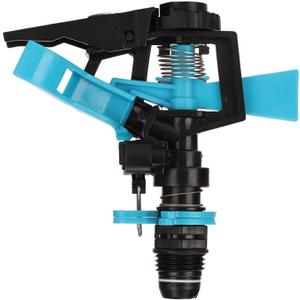 CHICIRIS Impact Sprinkler, G1/2 Adjustable Sprinkler Plastic 360 Degree Watering Sprinkler with 49ft Spraying Range