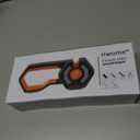 6-Stage Knife Sharpener - Premium Kitchen Knife Sharpeners - Adjustable Handheld Manual Knife Sharpeners for Kitchen Knives, Scissor and Chef Knife.Easy for beginners to use (ORANGE)