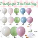 One Silly Goose Balloon Arch Kit 148pcs Pastel Pink Purple Balloons with 23inch Funny Goose Mylar Balloons for Silly Goose Birthday Spring Party Decoration (Pink Purple Kit)
