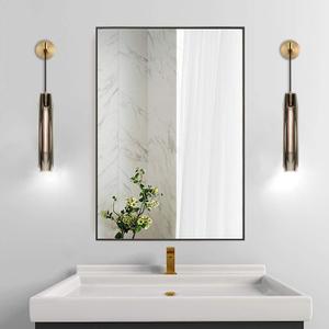 Wall Sconces Sets of 2,Modern Brass Crystal Wall Sconces,Handmade Modern Vanity Wall Sconce with Clear Crystal,Bathroom Living Room Bedroom,Bedside,Hallway, Corridor(2 Bulb Included)