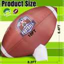 Icywye 10FT Large Football Party Decorations - Outdoor Football Inflatable Decor with Built-in LED Light - Indoor Football Themed Party Supplies Blow Up Decoration for Yard Birthday Holiday