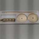 Gold Taper Candle Holder Set of 6, Brass Gold Tall Candlestick Holders, Metal Vintage Candle Stickers Long Holder Set, Pillar Decorative Candle Holder Fits 3/4 Inch Candle