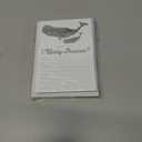 Koko Paper Co Whale Baby Shower Invitations | 25 Fill-in Invitations and Envelopes | Printed on Heavy Card Stock.