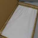 Large Bathroom Vanity Tray 13" x 8" Oak Decorative Wooden Tray for Bathroom Countertop & Vanity Organizer, Wood Tray for Perfume, Skincare & Accessories Storage, Vanity Dresser Decor Gold & White