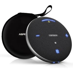M4 Pro Speakerphone, Conference Microphone with Directional Voice Pickup, Enhanced Voice Pickup, AI Transcription, AI Noise Reduction, USB C, Bluetooth Speakerphone for Personal Workspaces