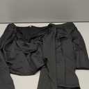 Sexy Two Piece Outfits For Women Off Shoulder Tops Flared Bodycon Pants Sets, Large, Black 