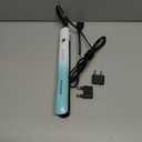 DORISILK Dual Voltage Flat Iron 1 Inch, Ceramic Hair Straightener and Curler 2 in 1, 450 Straightening Iron for Thin Thick Hair, Frizz-Free Smooth Tech 30s Fast Heat Gift for Women Girls, Blue White