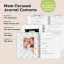 Pregnancy Journal for First Time Moms Gifts - 90 Pages Hardcover Pregnancy Memory Book, Beautiful & Cute Baby Book Keepsake, Ultrasound Baby Scrapbook, New Mom Gifts for Mother's Day (Sage)