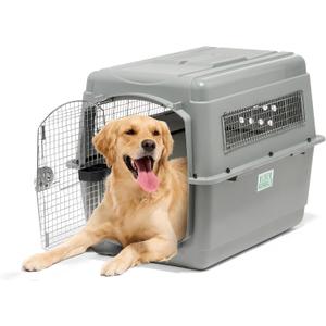 Petmate Sky Kennel - For Air and Travel, Airline Compliant Dog Crate for Pets up 70-90 lbs, Heavy Duty Dog Kennel, Made in the USA- 40 Inches