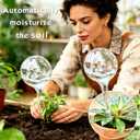 Wellinc Self Watering Globes for Plants 12 Pack Large Automatic Watering Bulbs, Vacation Plant Watering Device for Indoor & Outdoor Potted Plants, Slow Release Plant Waterer for Water Conservation