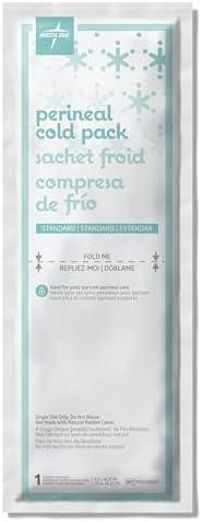Medline MDS138055H Standard Postpartum Perineal Cold Pack for Pain Relief, 4.5" x 14.2" Pack of 5