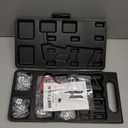 WETOLS Pop Rivet Gun Kit with 200 Blind Rivets, Upgraded Manual Single Hand Riveter with 4 Tool-Free Interchangeable Rivet Heads and 4 Drill Bits, Pop Rivet Tool Kit with Sturdy BMC Carrying Case (red)