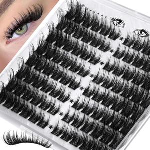Cat Eye Lash Clusters With Spikes Wispy Clusters Eyelash Extensions Anime Eyelash Clusters Cat Eye Pre-Mapped Lash Clusters C-Curly Manga Individual Lashes Left&Right Lash Extension 10-18MM by Zegaine