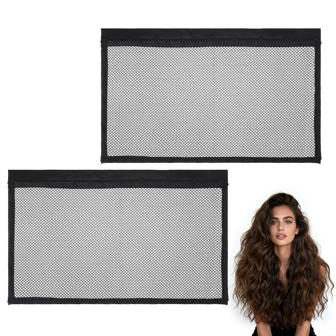 2 Pcs Lock Curly Hair Stretcher Length Maintainer Net Wave Ringlets Hair Styling Tools Prevent Shrinkage Looser Durable Adjustable Styling for An Elongated Look