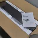 TCL 52" Ceiling Fan with Lights, Black Flush Mount Ceiling Fans with Remote Control, 6 Speeds DC Reversible, Dimmable, Noiseless, Low Profile Ceiling Fans for Bedroom