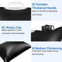 XANGNIER 2 Pack Reusable Extra Large Ice Bath Bags,Upgraded Large Capacity Bathtub Freezer Anti-Breakage Water Bag,Cold Plunge Accessories,Ice Bath Tub Accessories at Home,26L