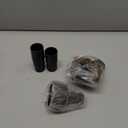 1.25 Inch Premium Soft Horse Hair Vacuum Brush Plus Vacuum Hose Adapter Kit Compatible with Shop Vac Hose 2-1/2'', 1-1/2'' & 1-1/4'' - Vacuum Attachment for Car Detailing, Furniture & Baseboards