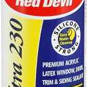 Red Devil 0770 Lifetime Ultra 230 Premium Elastomeric Acrylic Latex Sealant, 10.1 oz, White