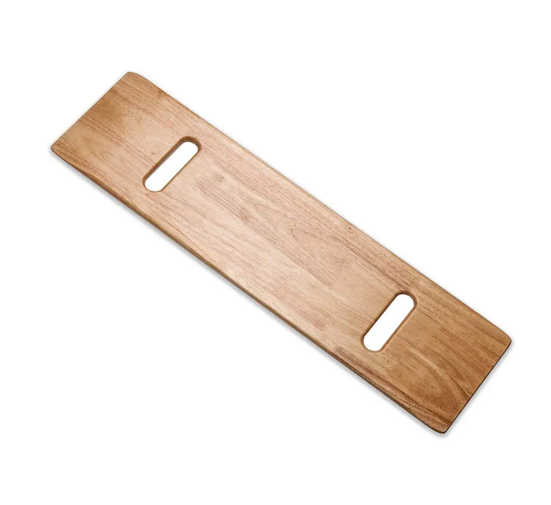 Wooden Slide Transfer Board with Handles, 500 lb Capacity Heavy Duty Slide Boards for Transfers of Seniors and Handicap, 30 x 8 x 0.7